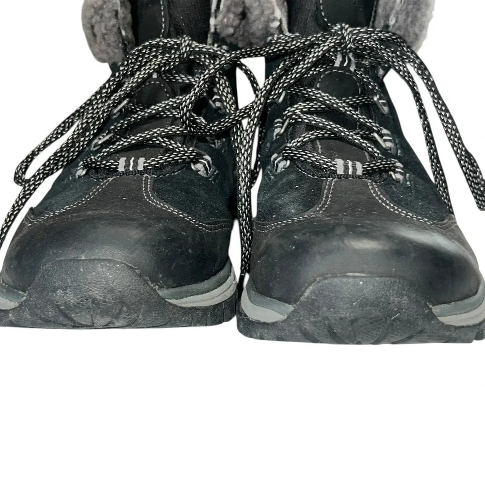 EDDIE BAUER Rainier Waterproof Mid Boots Women's Size 8.5 Vibram Soul Hiking‎